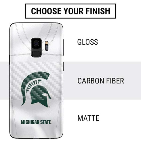 Michigan State University White Jersey Galaxy S9 Skin